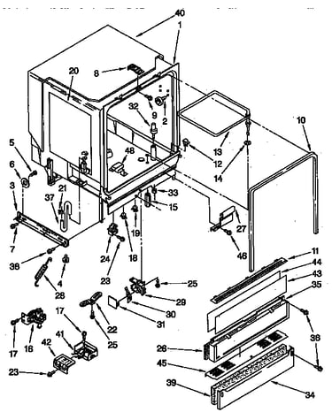 Tub assembly parts