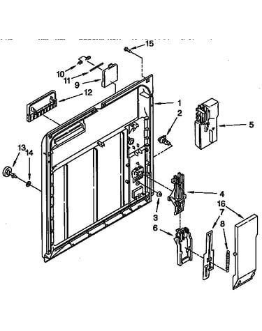 Inner door parts