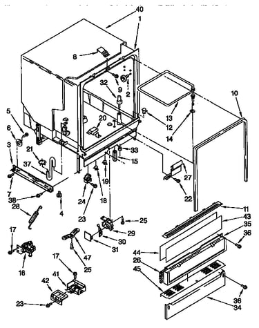Tub assembly parts
