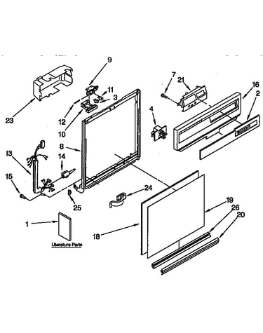 Frame and console parts