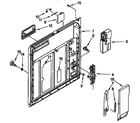 Kenmore 6651691192 inner door parts diagram