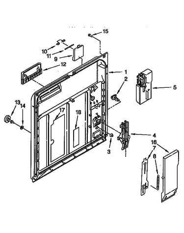 Inner door parts