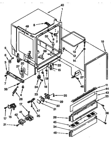 Tub assembly parts