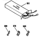 Kenmore 9114042993 wire harnessed and components diagram
