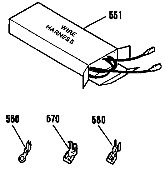 Wire harnessed and components