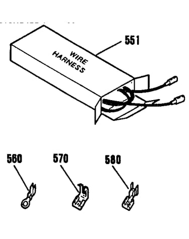 Wire harnessed and components
