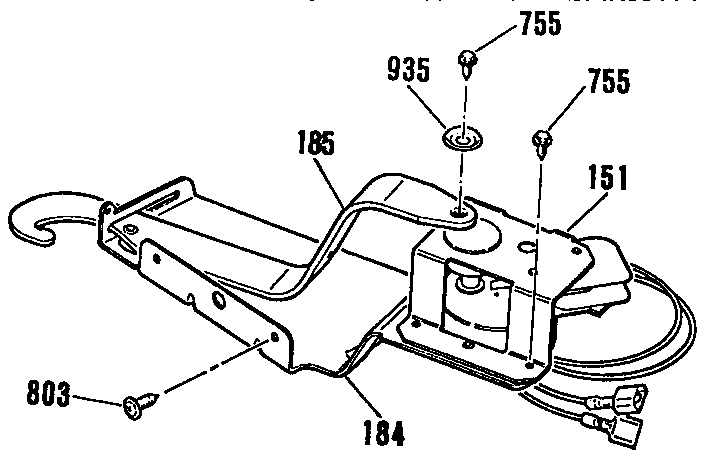 Door lock section