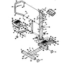 Weslo WL100522 exploded drawing diagram
