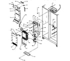 Amana SXD25NP-P1162420W evaporator and air handling diagram