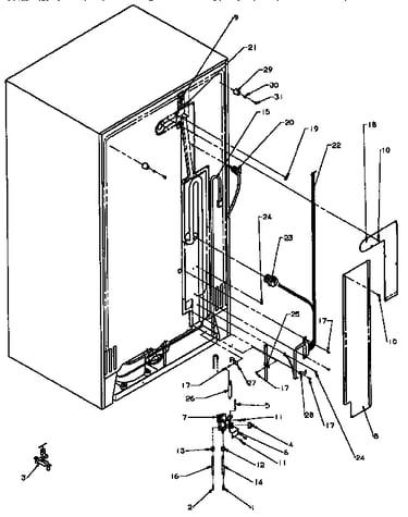 Cabinet back