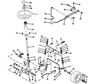 Craftsman 917255451 steering assembly diagram