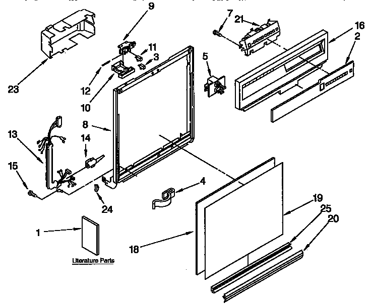 Frame and console parts