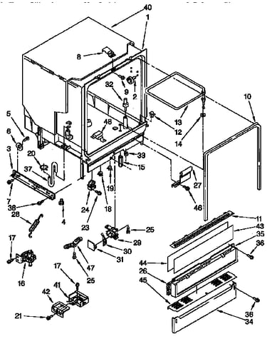 Tub assembly parts