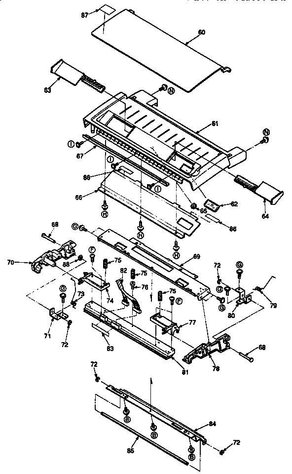 Thermal head section