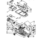 Kenmore 1162045080 vacuum cleaner parts diagram