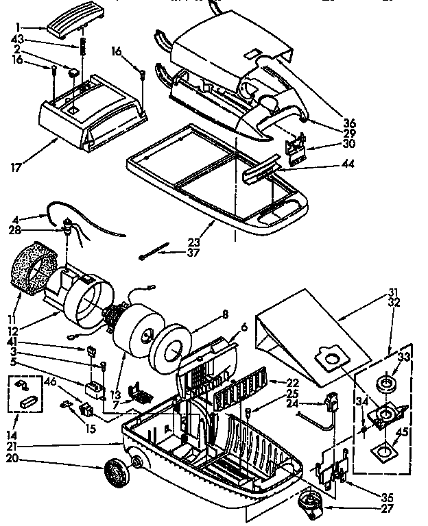 Vacuum cleaner parts