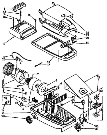 Vacuum cleaner parts