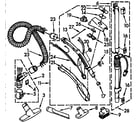 Kenmore 1162045080 hose and attachment parts diagram