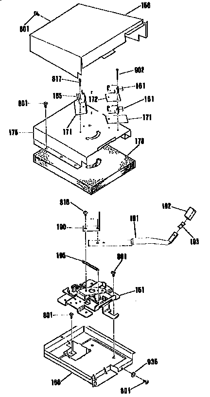 Door lock section