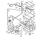 Kenmore 9117313191 broiler and oven burner section diagram
