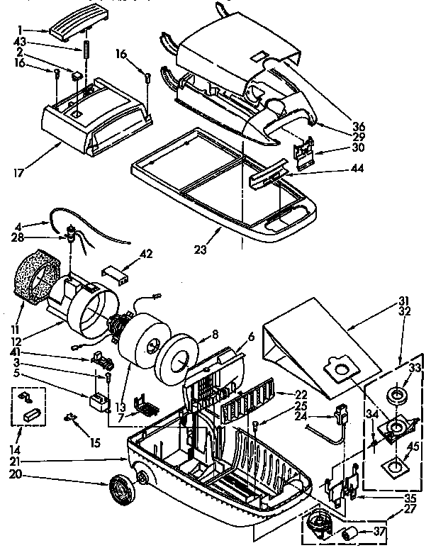 Vacuum cleaner parts