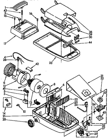 Vacuum cleaner parts