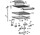 GE TBX21JASNRAD compartment separator parts diagram