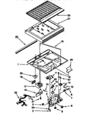 Compartment separator parts
