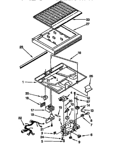 Compartment separator parts