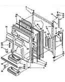 Refrigerator door parts