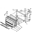 Freezer door parts