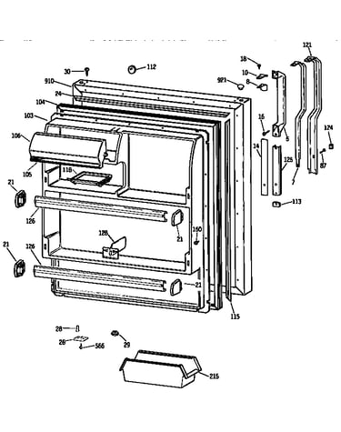 Fresh food door