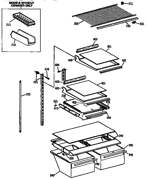 Shelf parts