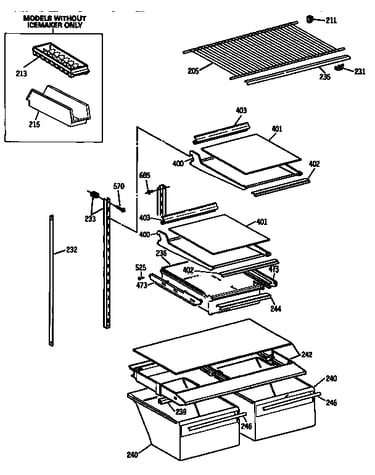 Shelf parts