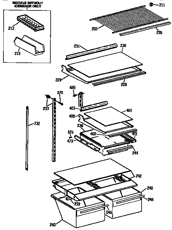 Shelf parts