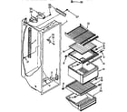 Kenmore 1069530282 refrigerator liner parts diagram