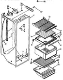 Refrigerator liner parts