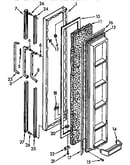 Freezer door parts