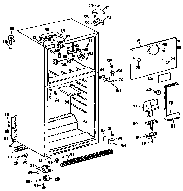 CABINET PARTS