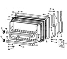 Kenmore 3639731515 fresh food door diagram