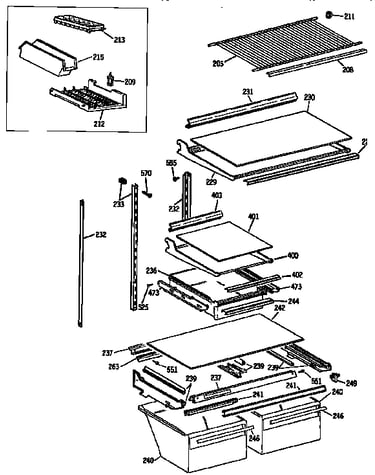 Shelves and accessories