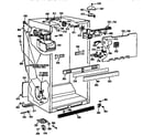 Kenmore 3639731725 cabinet parts diagram
