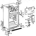 Kenmore 3639636281 cabinet parts diagram