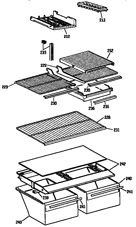 Shelf parts