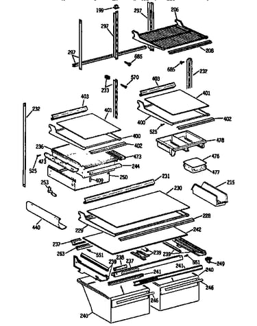 Shelf parts