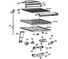 GE TBX25PCSJRWW compartment separator parts diagram