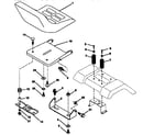 Craftsman 917254851 seat assembly diagram