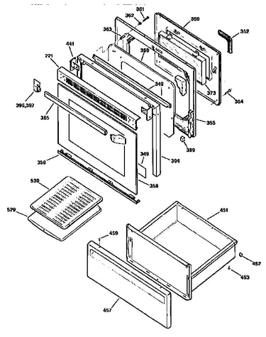 Door and drawer