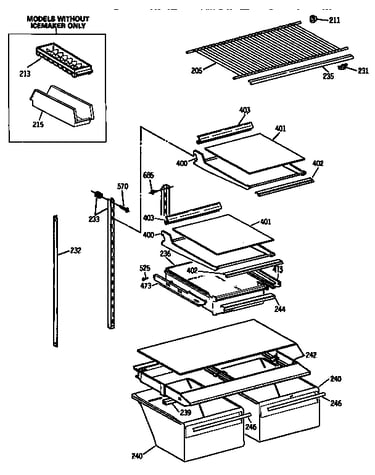 Shelf parts