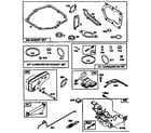 Briggs & Stratton 128802-0519-21 carburetor bracket assembly and gasket set diagram